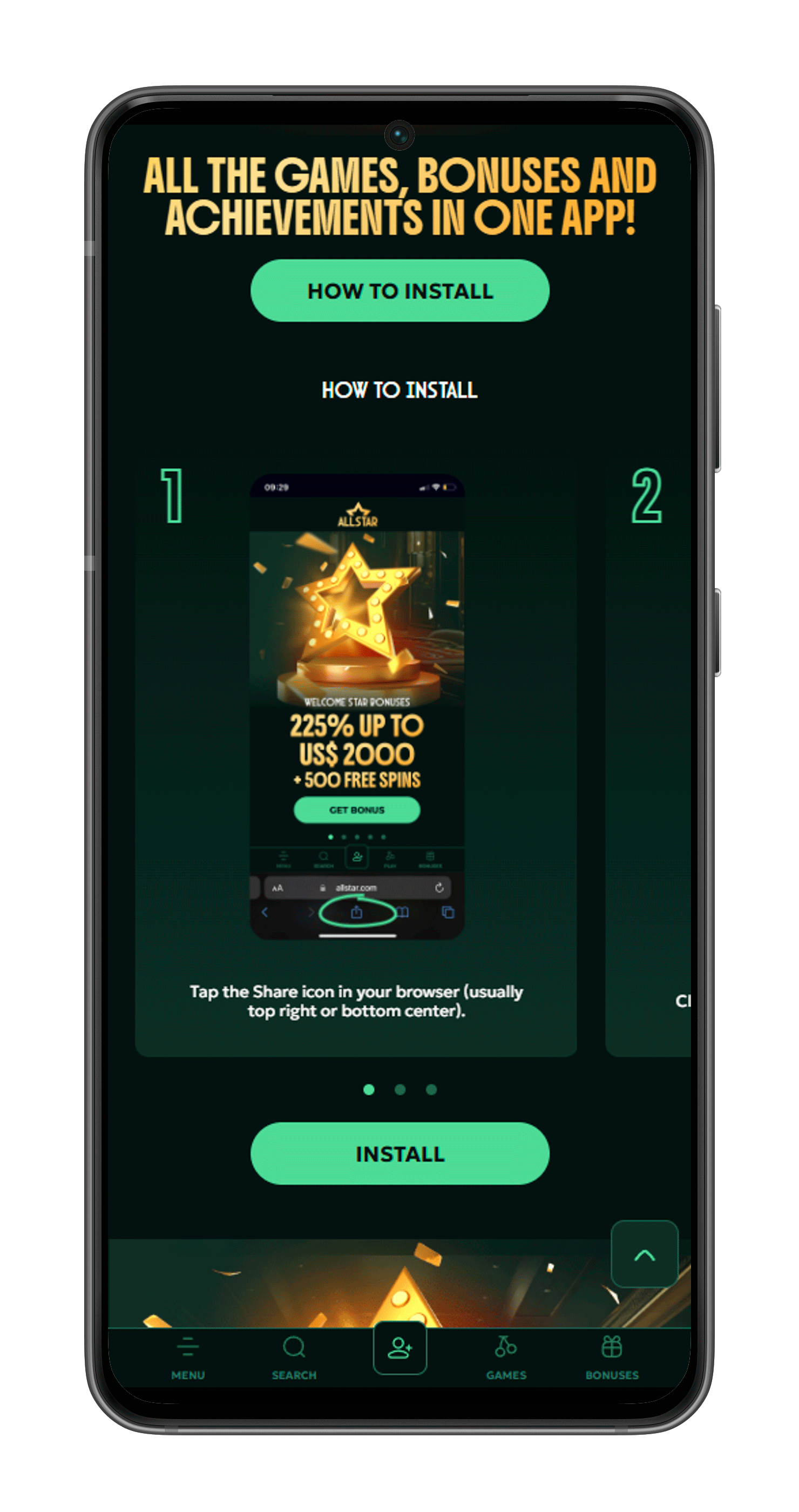 Allstar casino mobile app